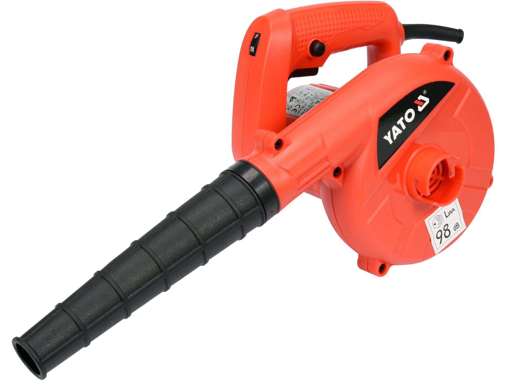 Yato Benzin-Laubbläser Elektro Laubbläser 600W, Blasgerät