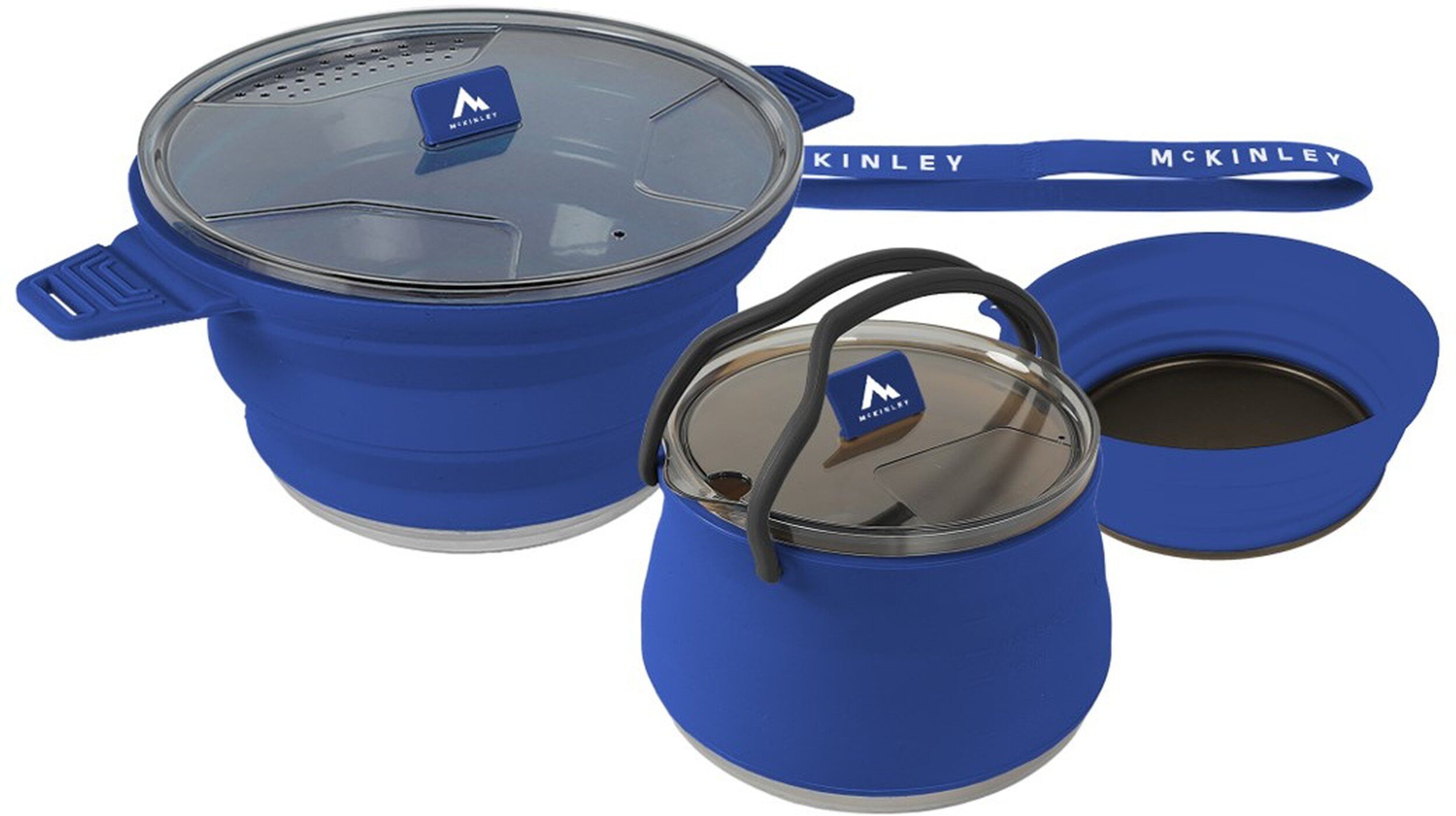 McKINLEY Campinglöffel Kochgeschirr Cooking set SIL I 2P BLUE DARK