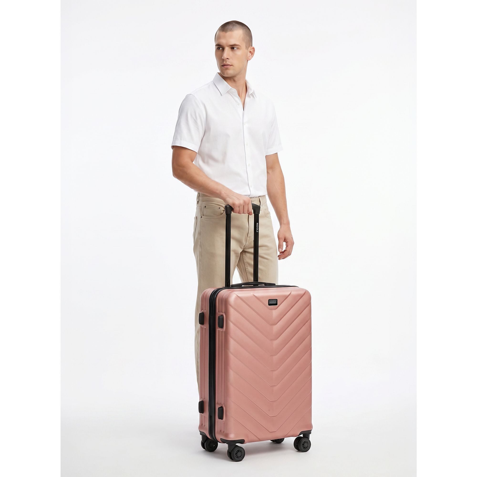 Redolz Hartschalen-Trolley Essentials 07, 4 Rollen, ABS