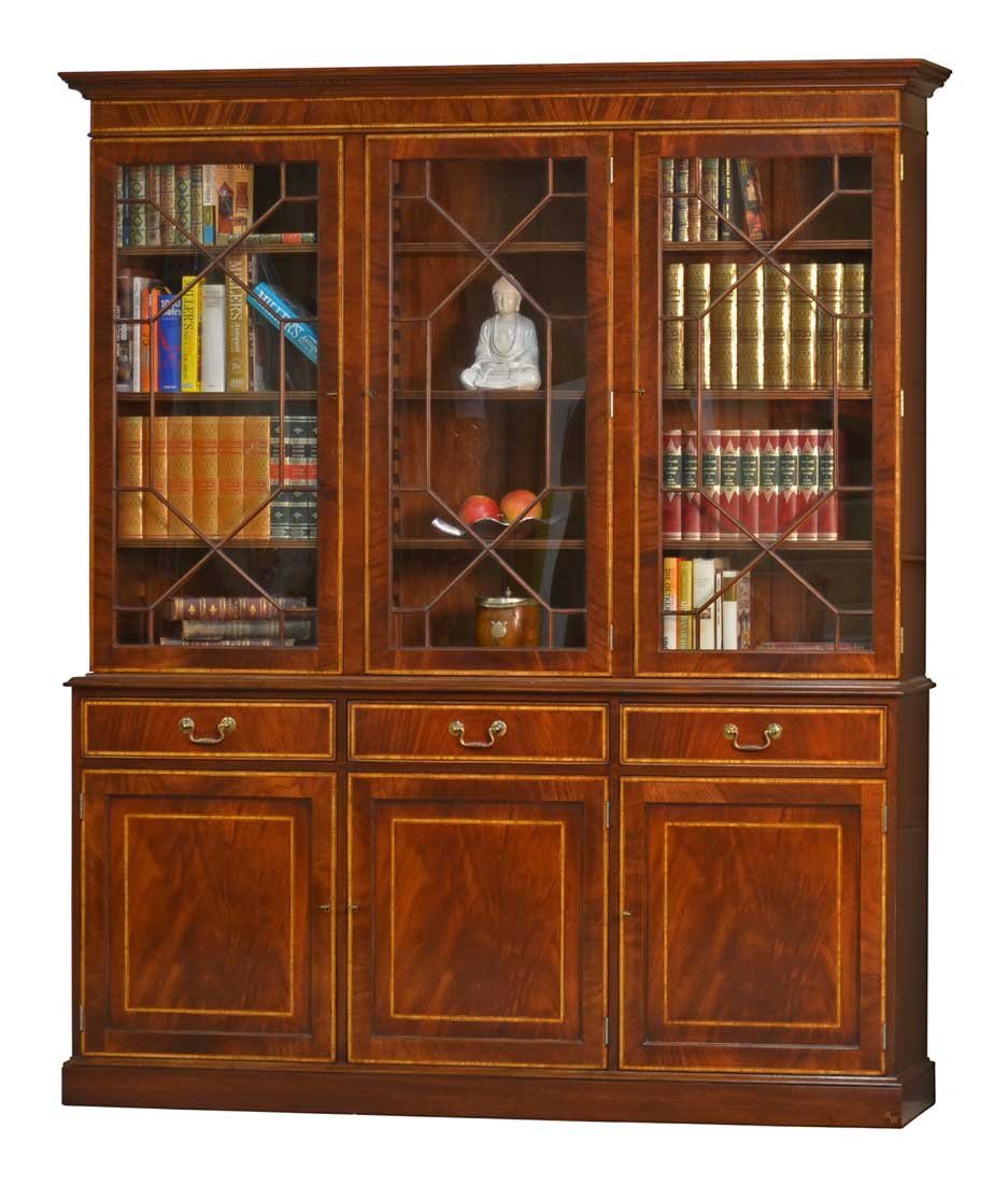 Kai Wiechmann Vitrine Bücherschrank 3-türig Büchervitrine Regal handmade in England
