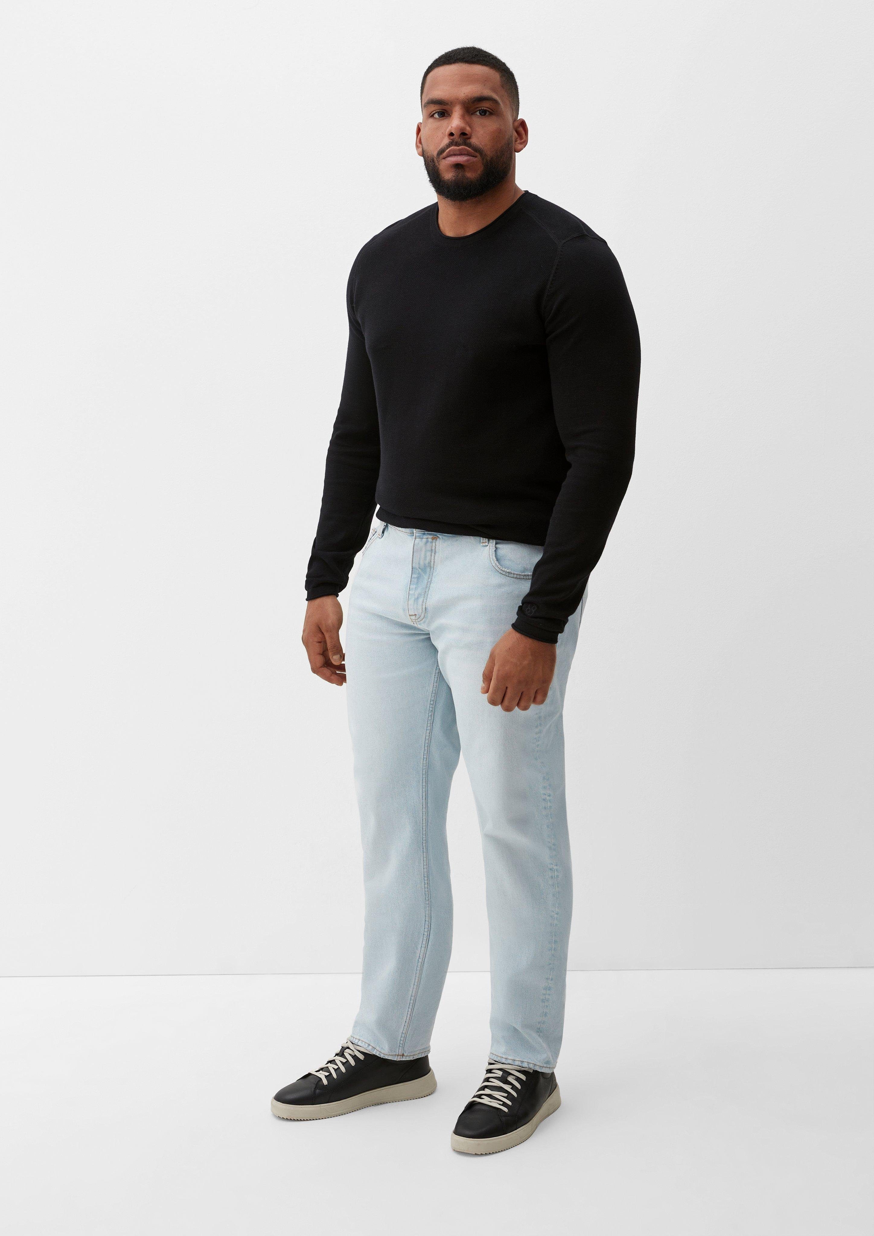 Fit Rise / Leg / Jeans blassblau Mid Stoffhose s.Oliver York Regular / Straight