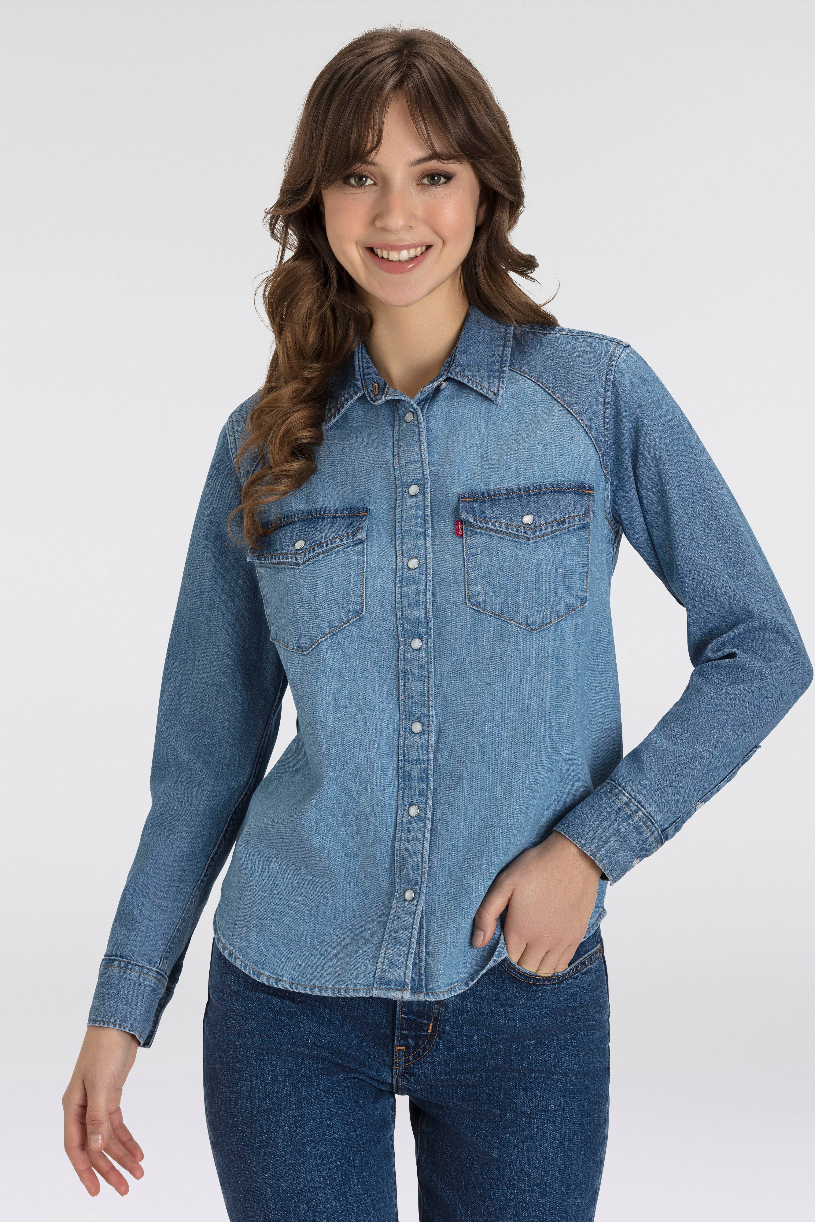 Levi's® Jeansbluse ESSENTIAL WESTERN mit Brusttaschen günstig online kaufen