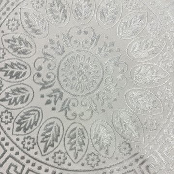 Teppich Orientalischer Designerteppich mit Ornament in grau anthrazit, Teppich-Traum, rechteckig, Höhe: 8 mm