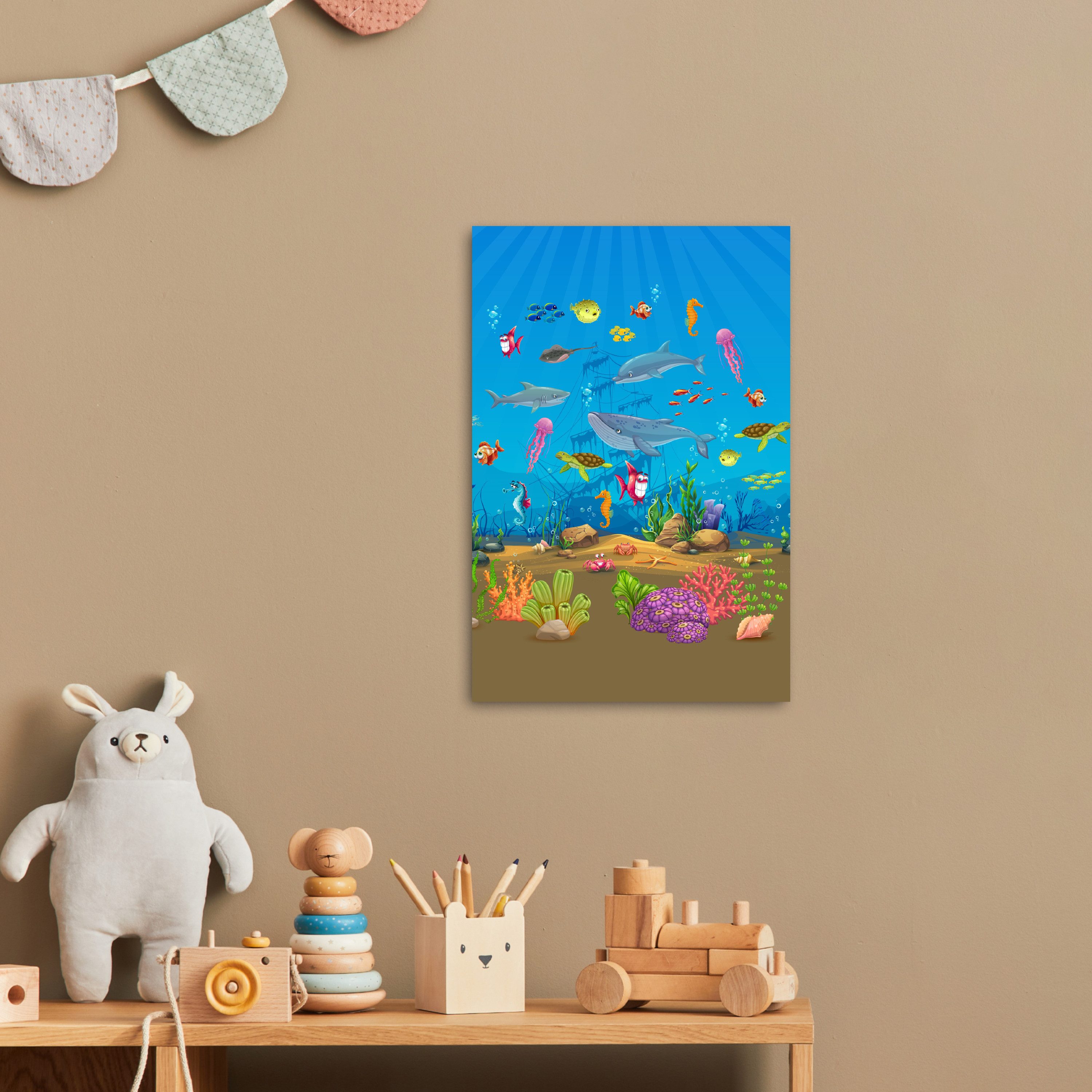 MuchoWow Poster Meerestiere - Unterwasserwelt - günstig online kaufen