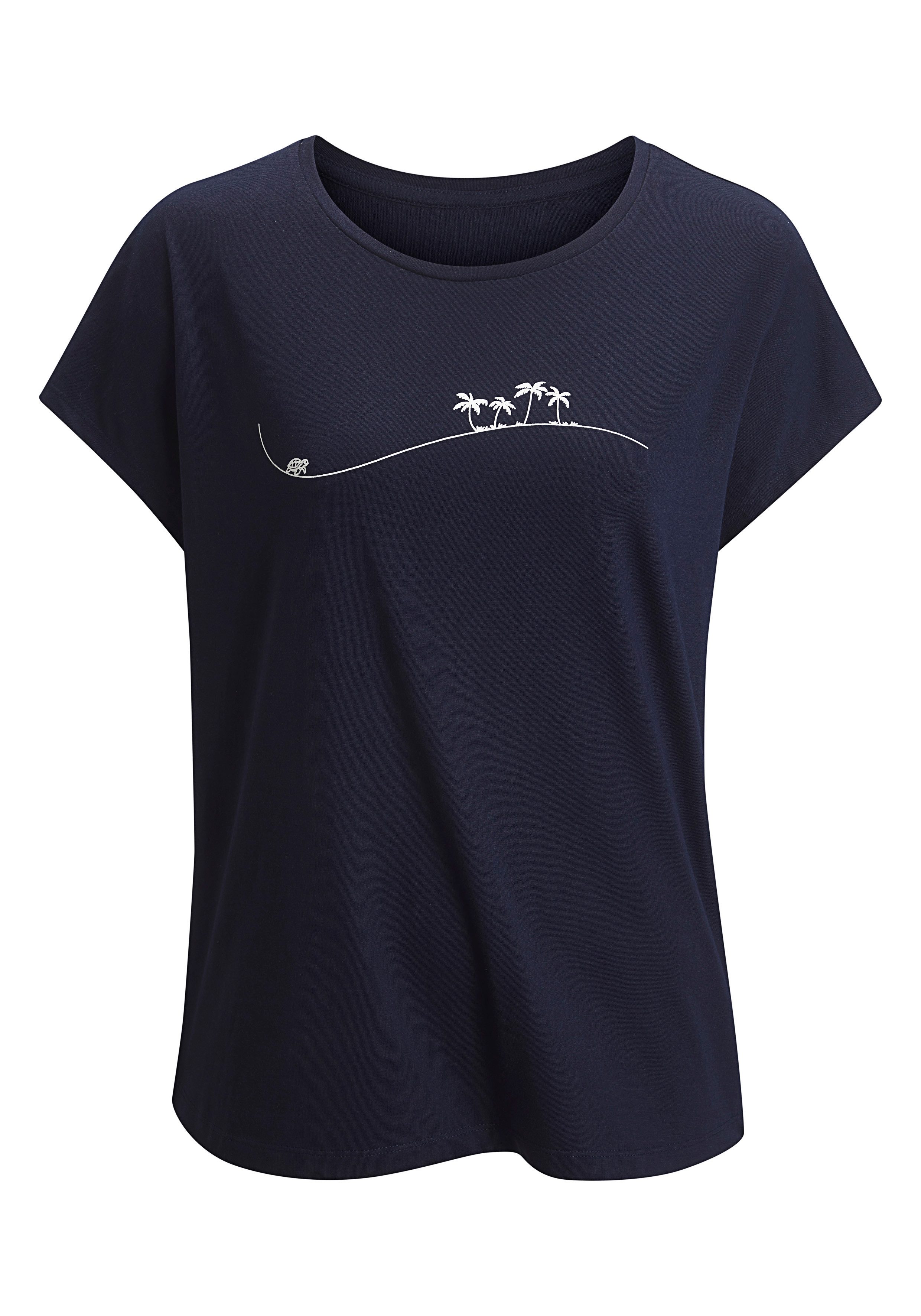 Vivance by Lascana T-Shirt aus weicher Baumwollqualität mit Frontdruck. € 19,99