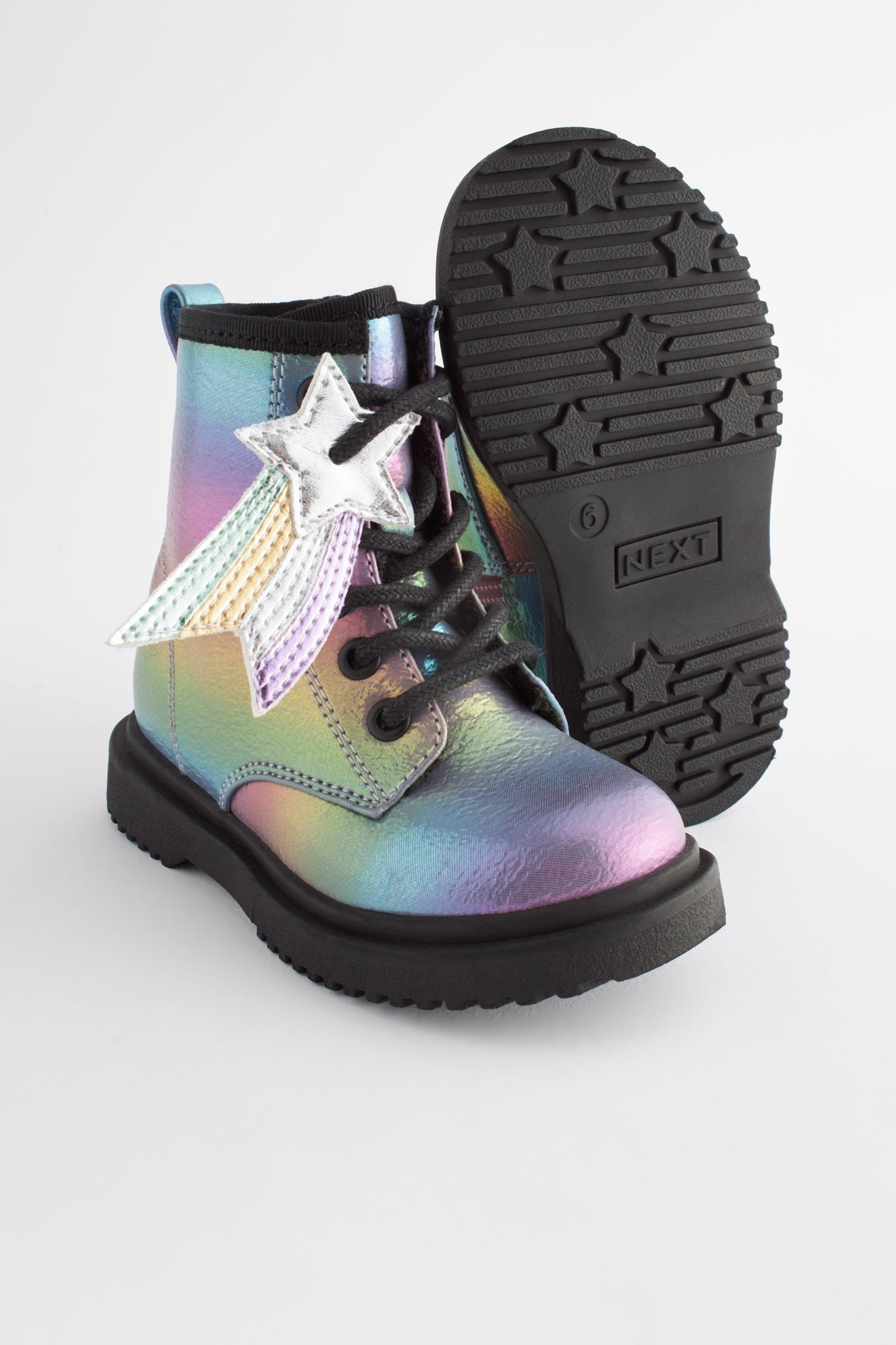 Schnürstiefelette gefütterte Rainbow Next Warm (1-tlg) Schnürstiefel