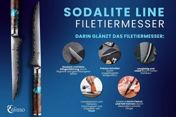 Calisso Filetiermesser Ausbeinmesser Sodalite Line