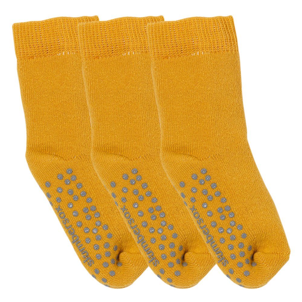 zertifiziert Schlummersack 3er-Pack ABS-Socken OEKO-TEX Safran ABS-Socken