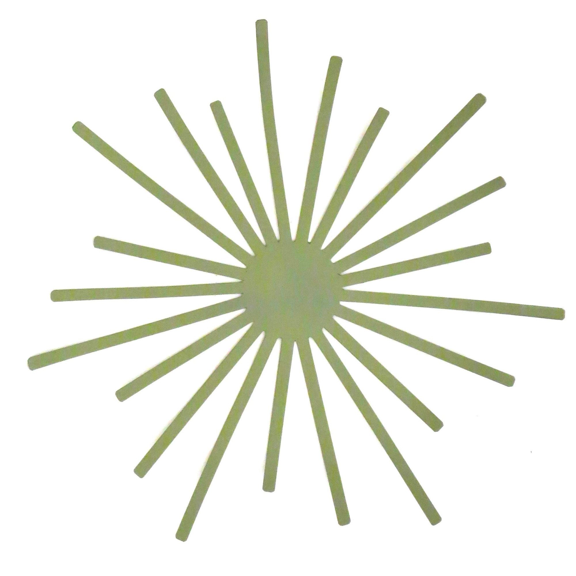 Decostar Dekoschale Deko Schale Mintgrün Abstrakt Metall Modern 50 cm (1 St), Abstrakt