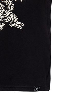 KingKerosin T-Shirt Chills Garage mit Kontrast-Print