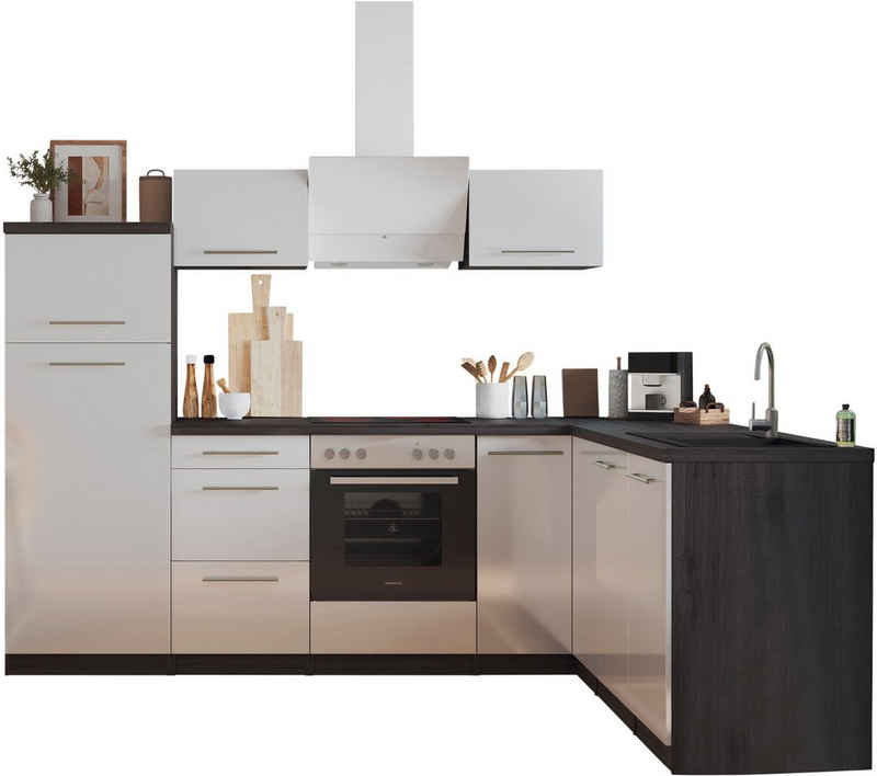 RESPEKTA Küche Amanda, Breite 260 cm, mit Soft-Close, exklusiver Konfiguration für OTTO