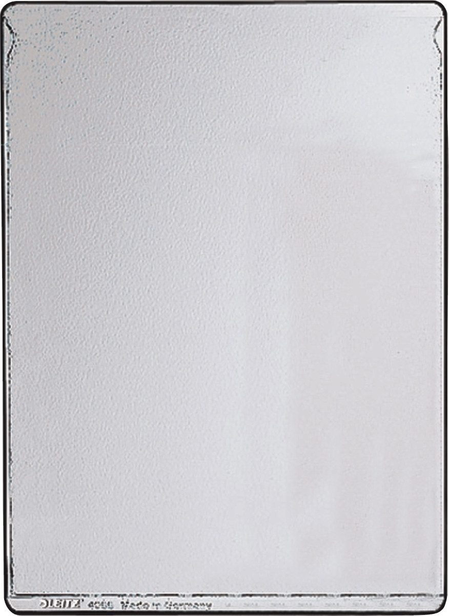 Schreibgeräteetui Ausweishüllen A4 0,20mm PVC transparent genarbt