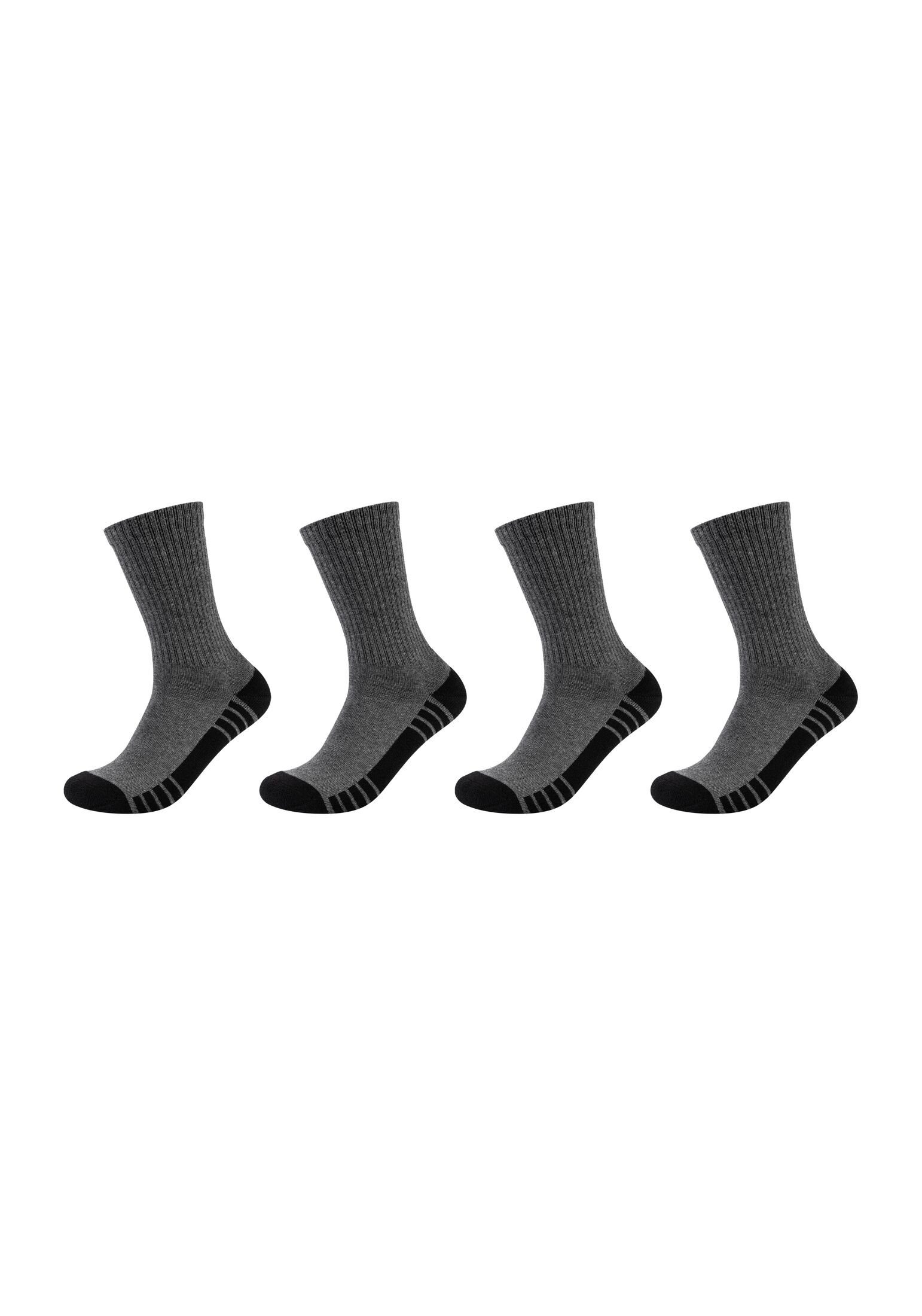 Skechers Socken Tennissocken 4er dark grey Pack melange