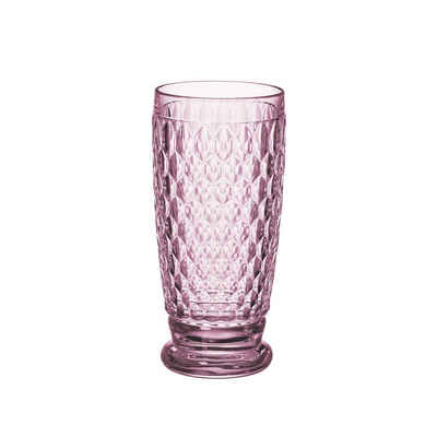 Villeroy & Boch Longdrinkglas »Boston Coloured Longdrink-Glas Rose«, Glas