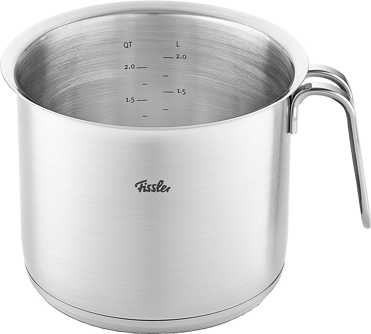 Fissler Milchtopf ORIGINAL-PROFI COLLECTION®, Edelstahl 18/10 (1-tlg), mit breitem Schüttrand, Kaltmetallgriffen. Made in Germany, Induktion