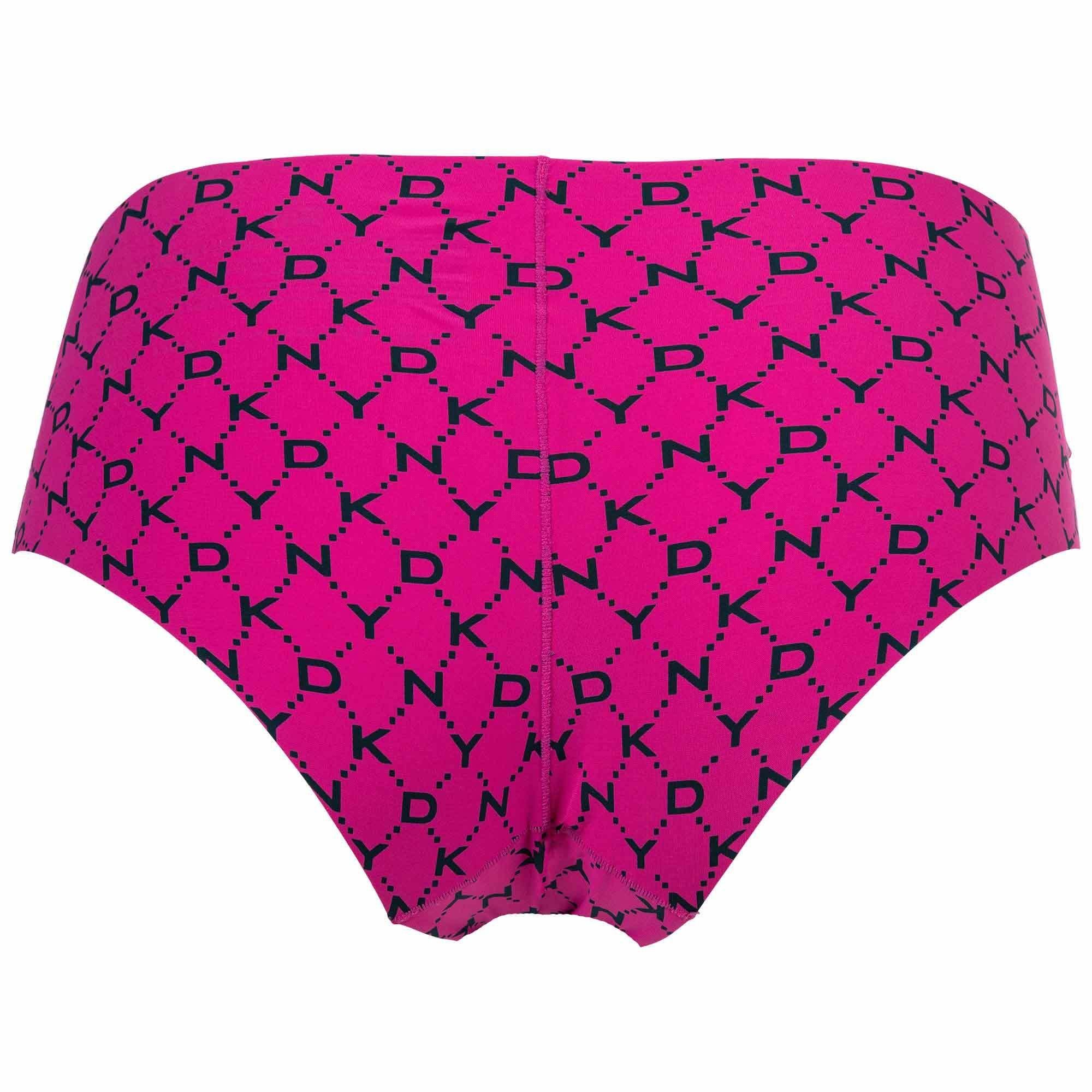 Hipster, DKNY Panty, Damen Schwarz/Beige/Pink - Stretch Panty 3er-Pack