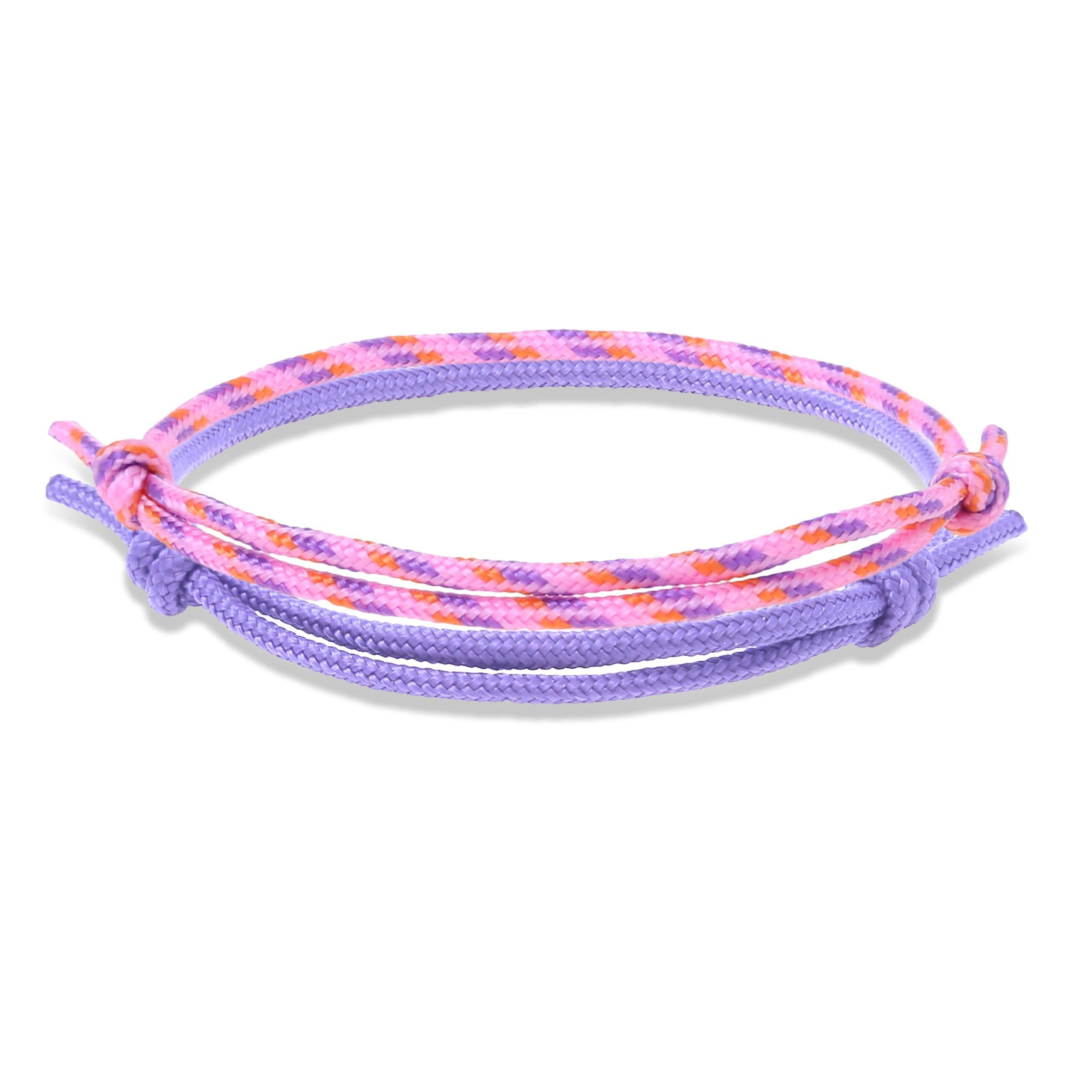 Made by Nami Armband Set Herren & Damen 2x Segeltau Armband Handgemacht (2), Maritimes Minimalistisches Armband 100% Wasserfest & verstellbar
