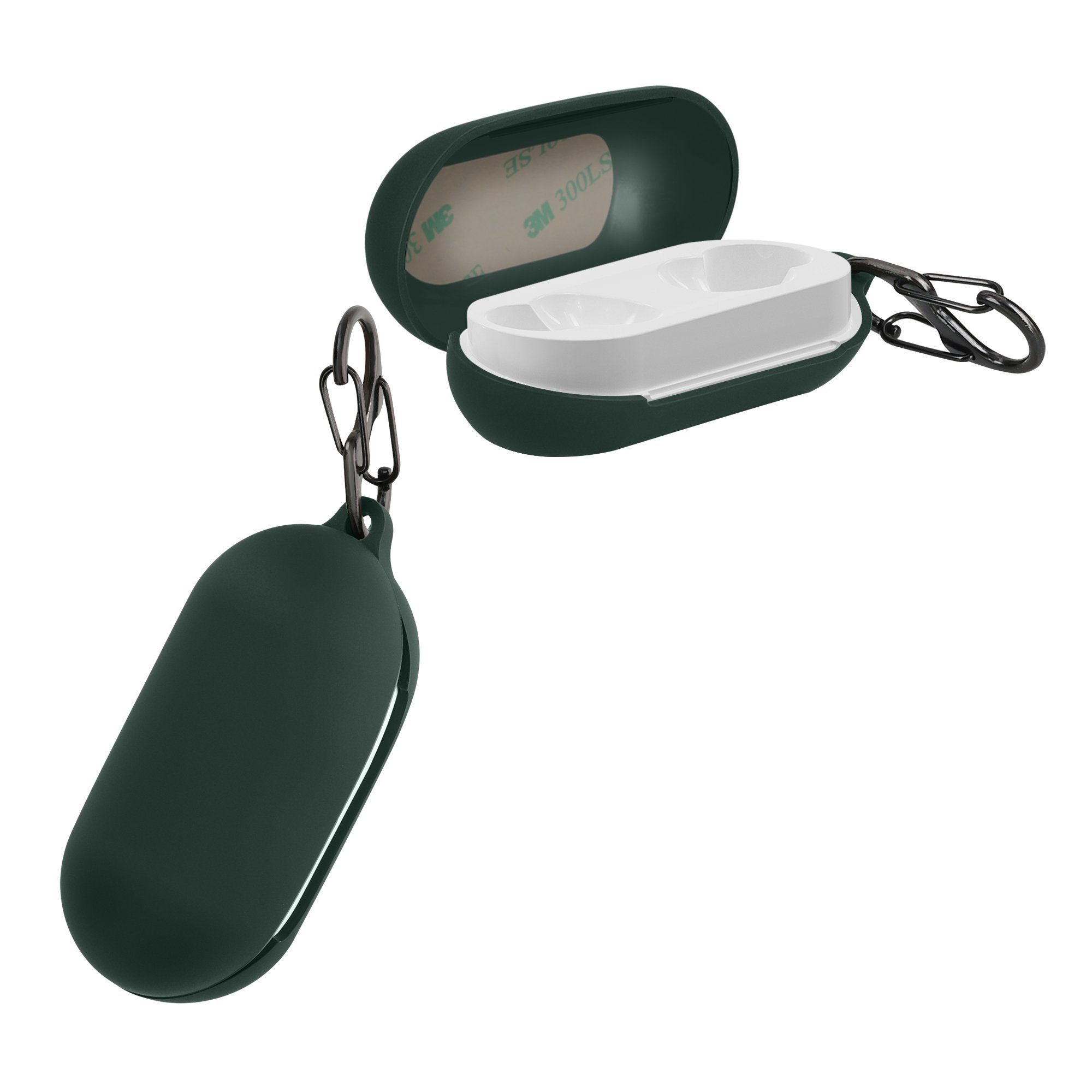 kwmobile Etui Hülle für Sony WF-C500, Silikon Schutzhülle Etui Case Cover für In-Ear Headphones