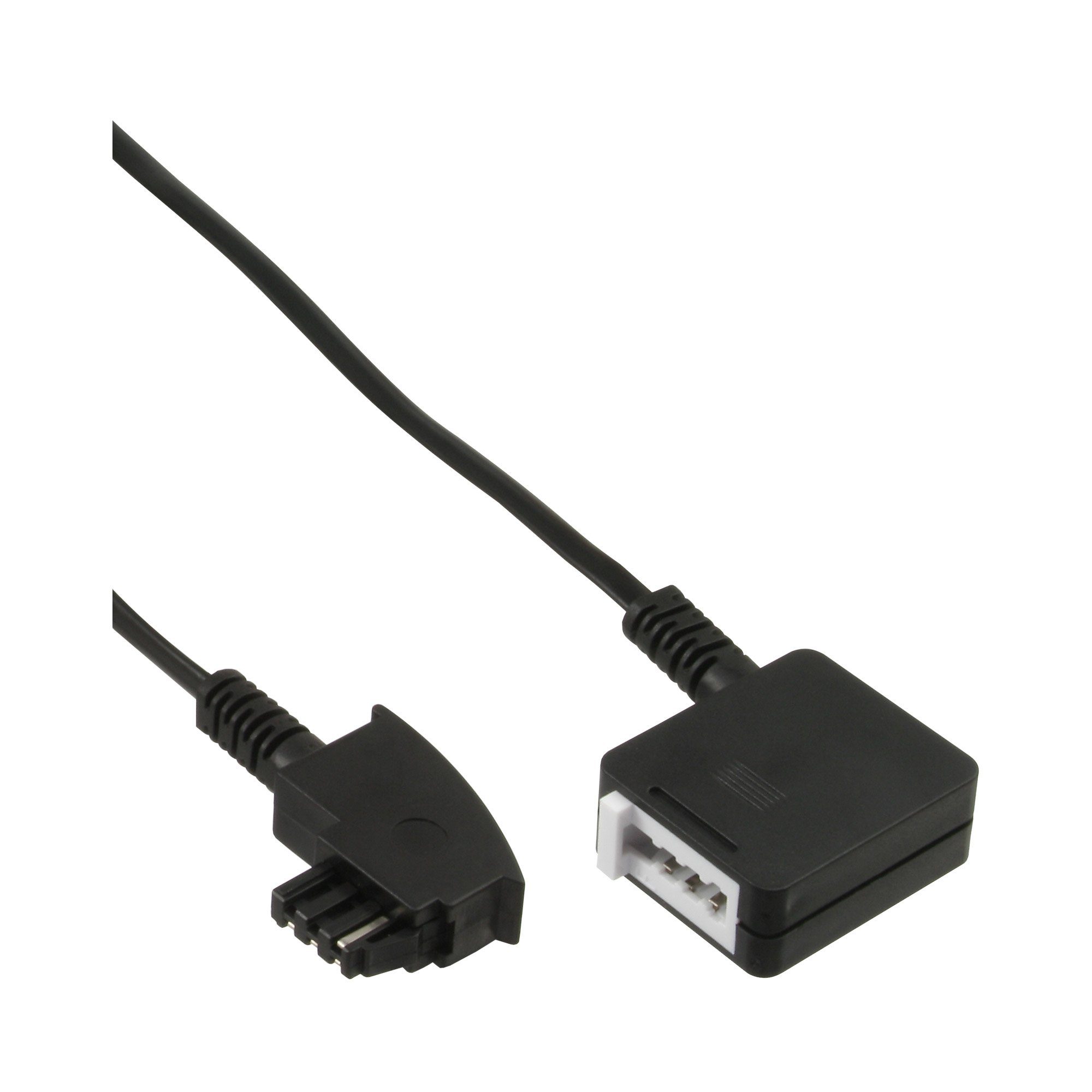 InLine® TAE-F Verlängerung, TAE-F Stecker / Buchse, 15m Telefonkabel