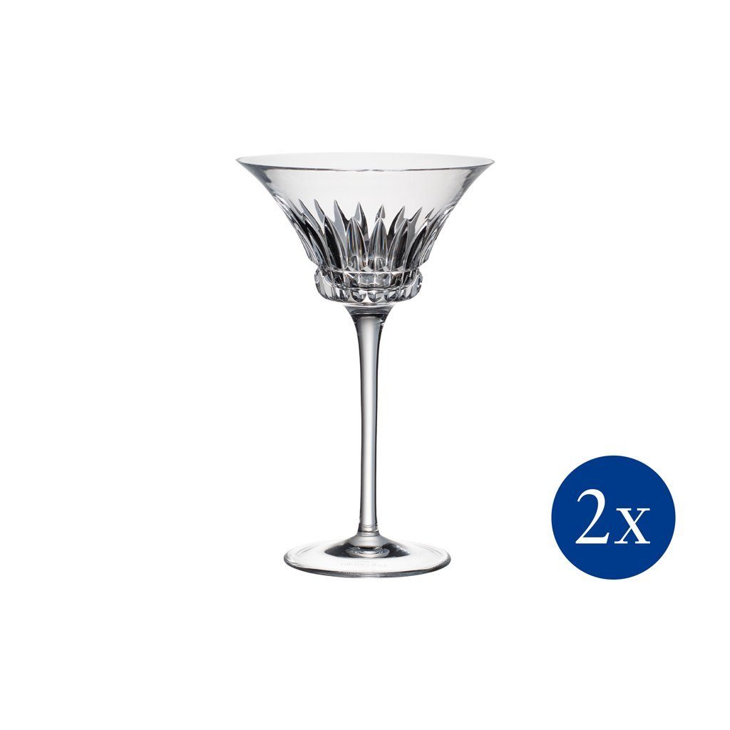 Villeroy & Boch Sektglas Grand Royal Sektschale, Set 2tlg., Glas