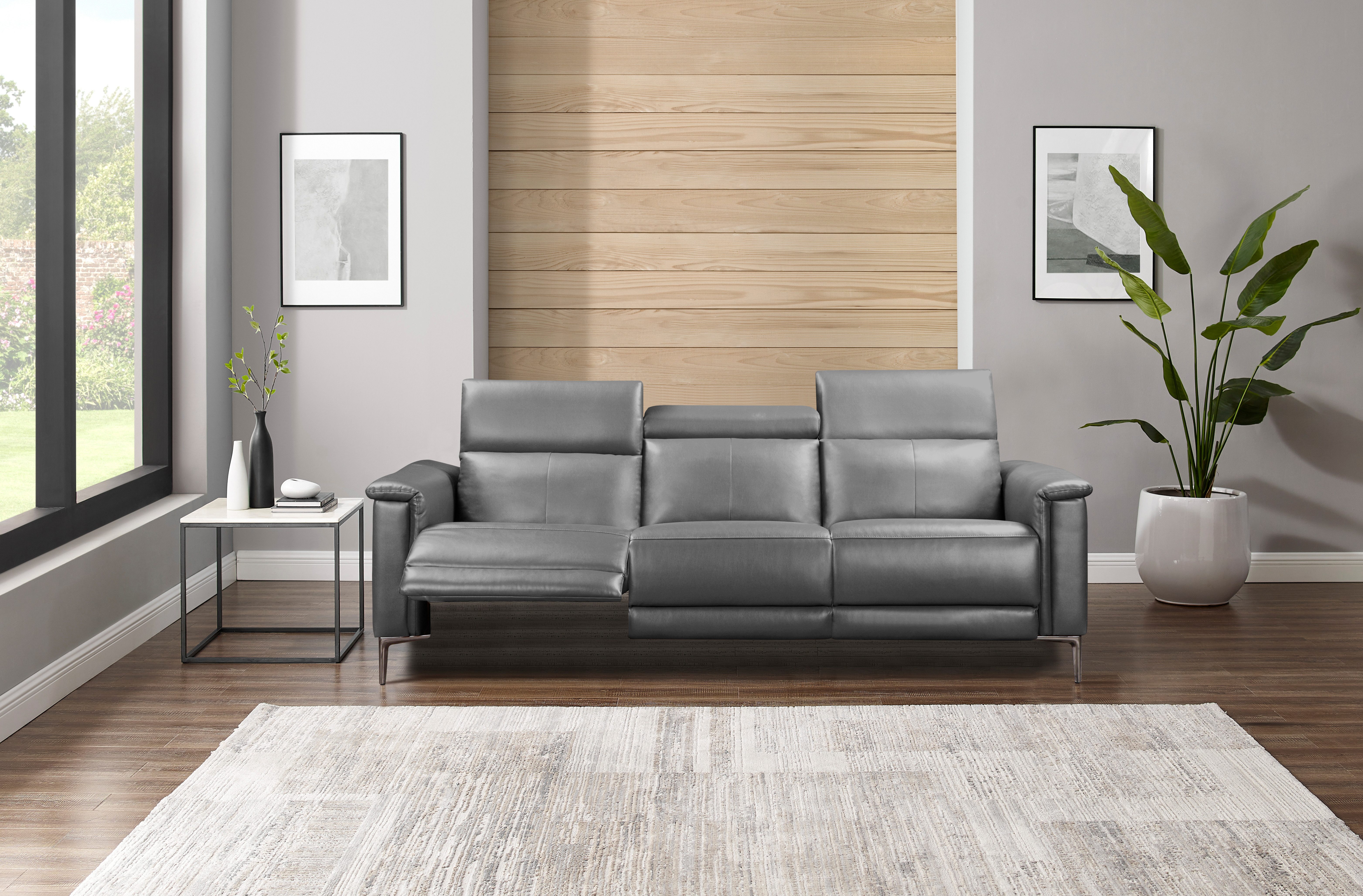 OTTO home 3-Sitzer LUND B: 222 cm - OTTO. Verlässliche Qualität. Mit Relaxfunktion, in 2 Sitzen (links/rechts), manuell/elektrisch (USB-C), Kopfteilverst.