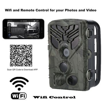SUNTEK 36MP WLAN Wildkamera WiFi 830 Pro mit APP Handyübertragung Bluetooth Wildkamera (1-tlg)