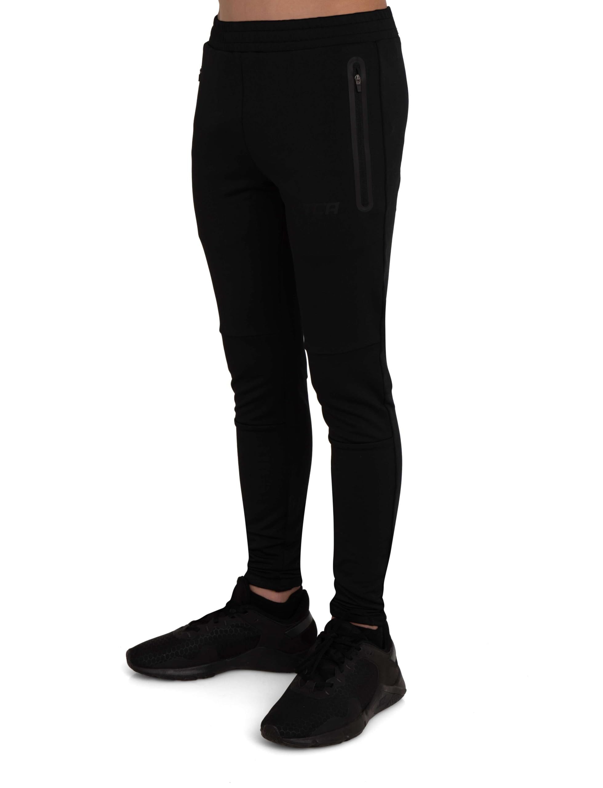 TCA Trainingshose TCA Jungen Rapid Quickdry enganliegende Jogging Hosen mit (1-tlg)
