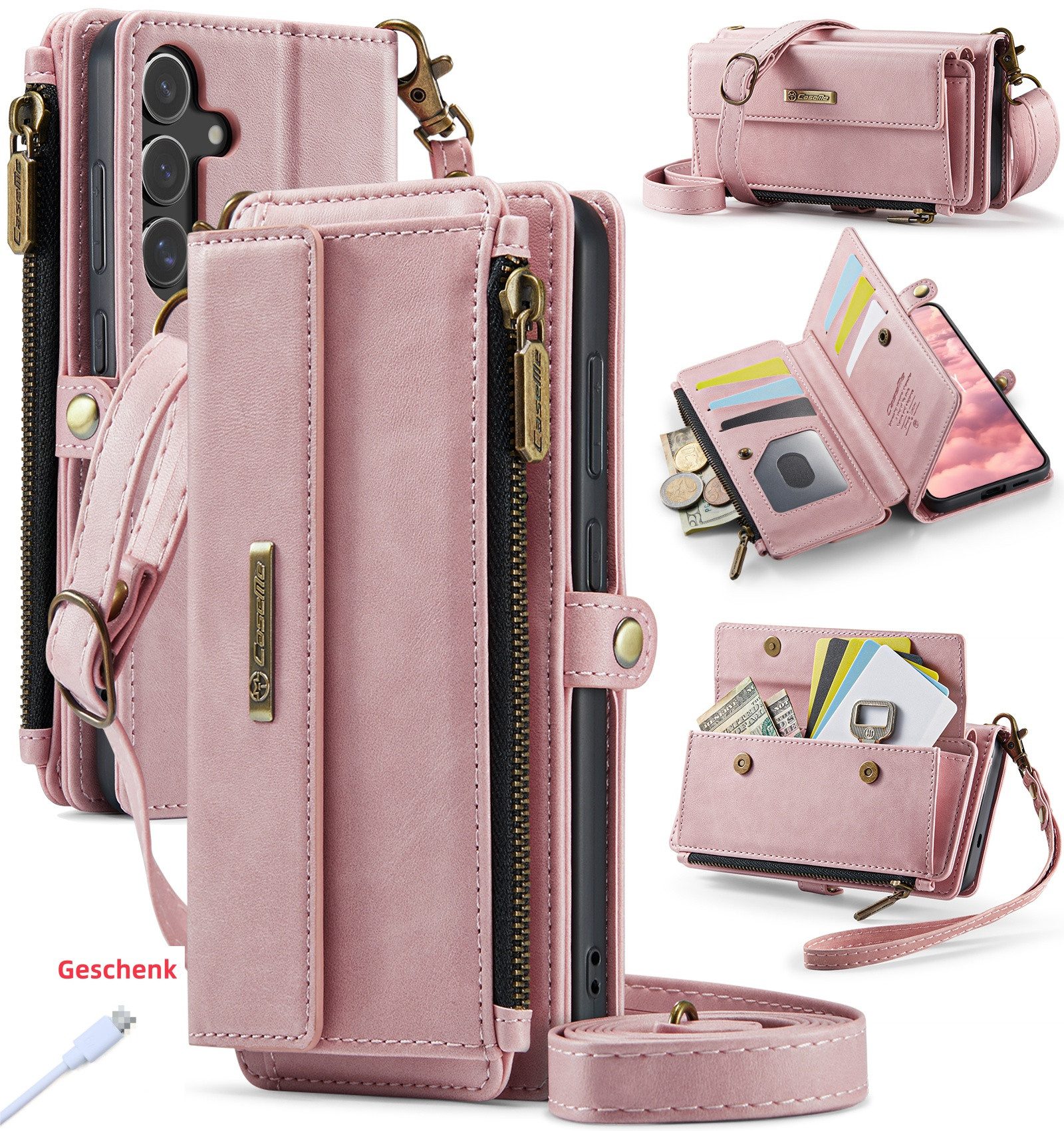 trends for living Handyhülle Leder Hülle Case für Samsung A13A14 A15 A16 A52 A53 A54 A55 A56