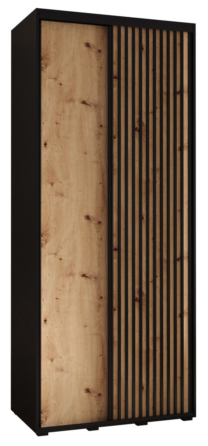 MOEBLO Schiebetürenschrank RILLO (Wohnzimmerschrank, Schwebetürenschrank 2- günstig online kaufen