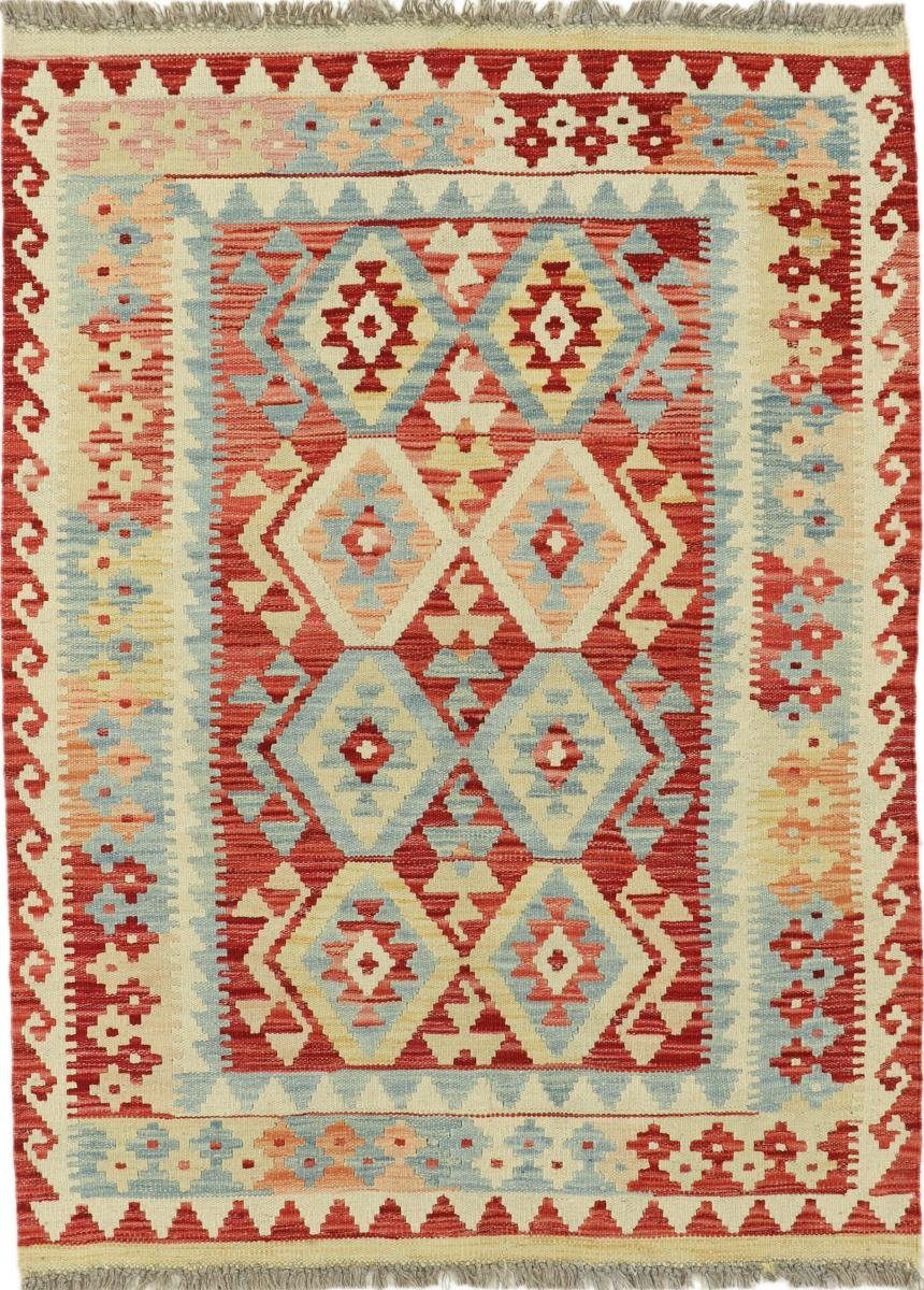 Orientteppich Kelim Afghan Heritage 103x139 Handgewebter Moderner Orientteppich, Nain Trading, rechteckig, Höhe: 3 mm