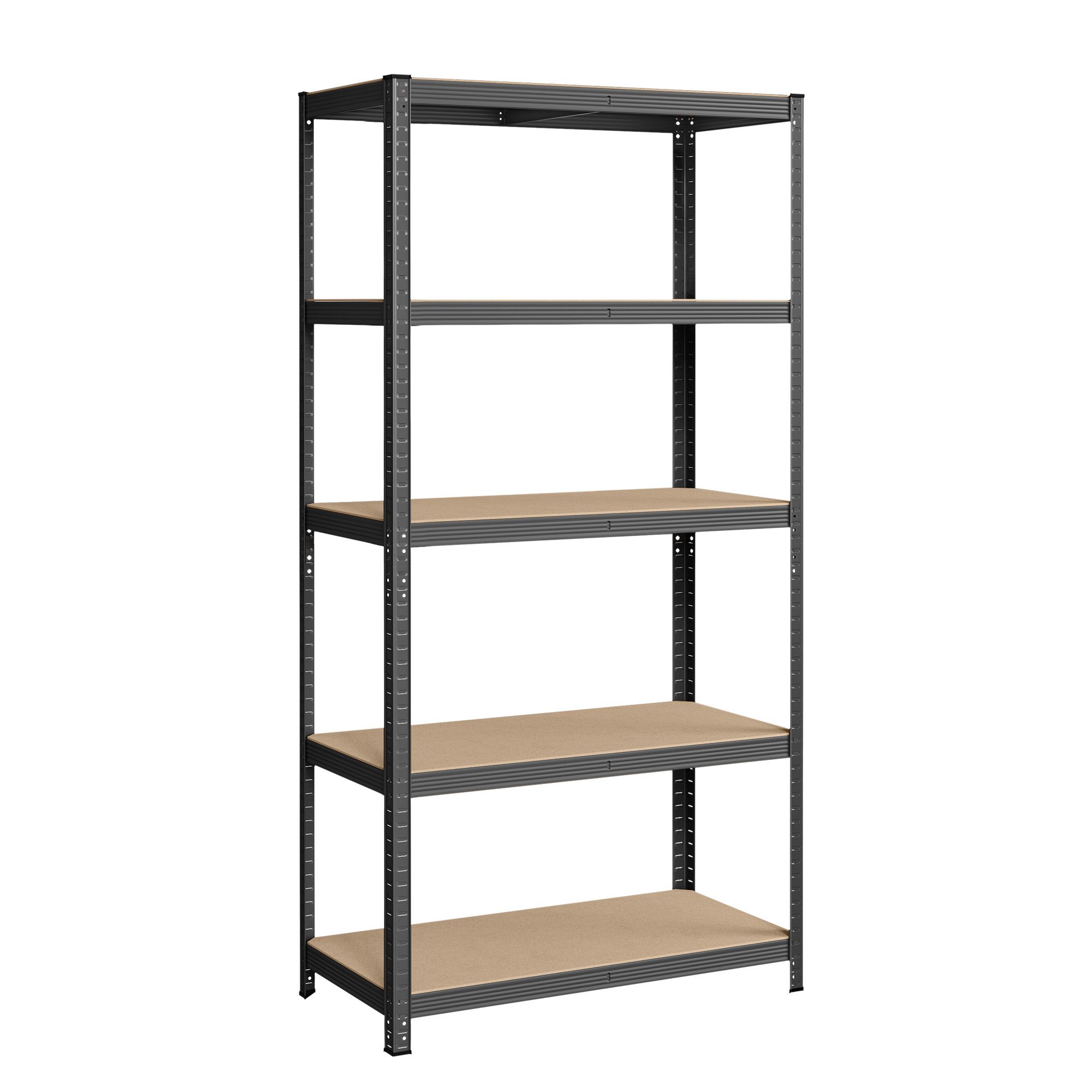 SONGMICS Schwerlastregal Standregal, 1-tlg., 200 x 100 x 50 cm, bis 600 kg belastbar, 5 verstellbare Ablagen