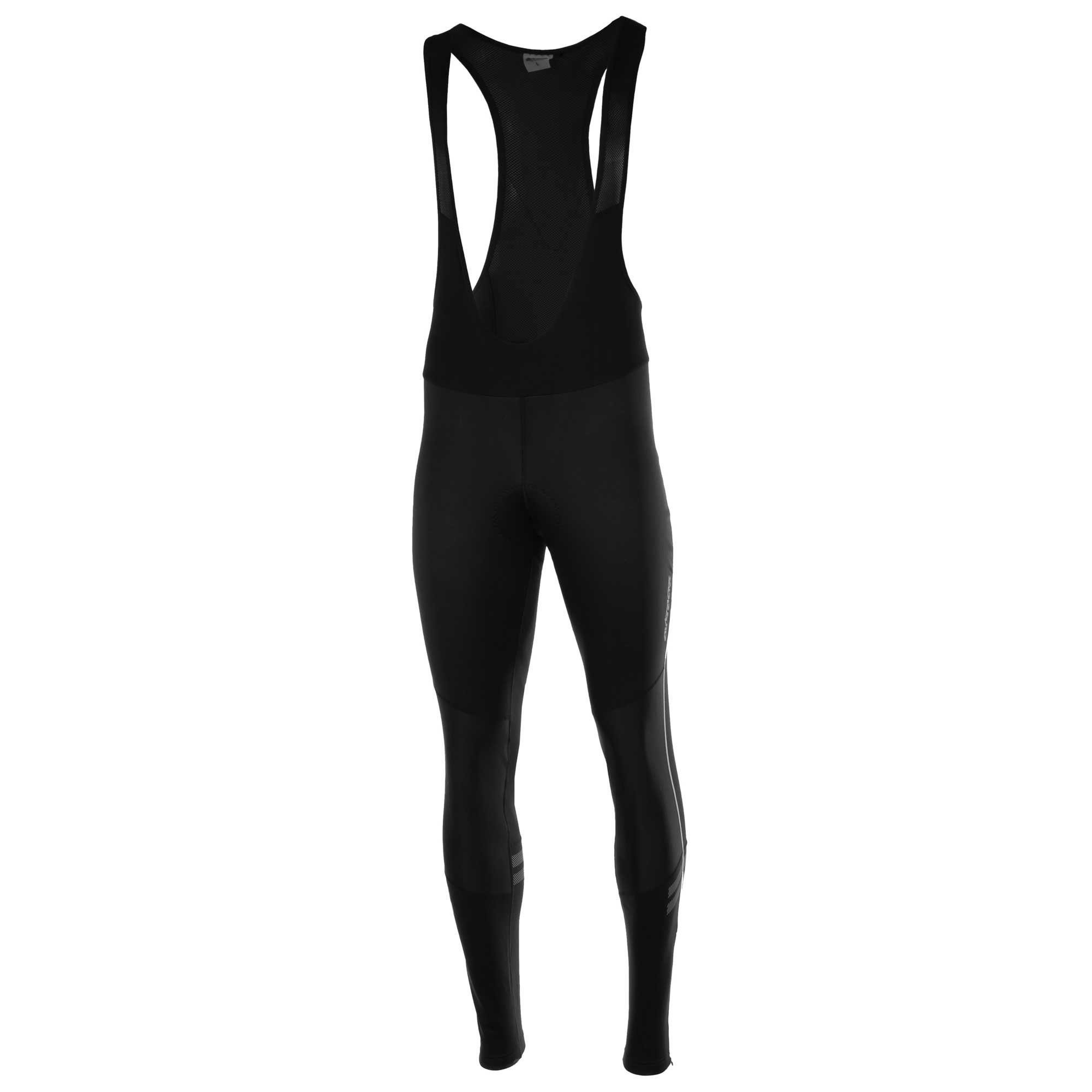 Airtracks Fahrradhose Herren Winter Fahrradhose mit Träger Lang Pro Line II (Radhose mit Wetterschutz für besonders kalte Herbst-Wintertage) » S M L Xl XXl XXXL «