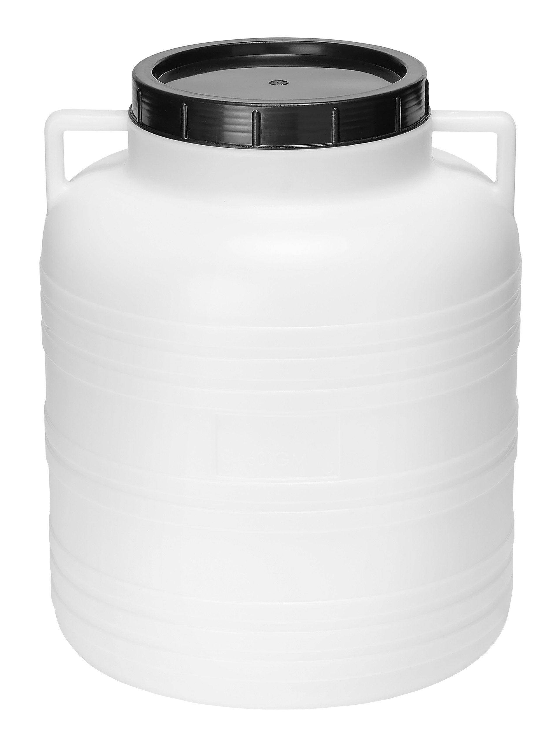 Garronda Regentonne 60L BPA-freies Fass Behälter mit Deckel für Lebensmittel GD-0087, Weiß, 60 l