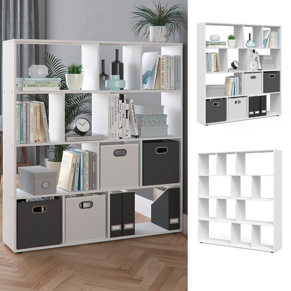 Vicco Raumteiler Pilar, Weiß, 131.6 x günstig online kaufen