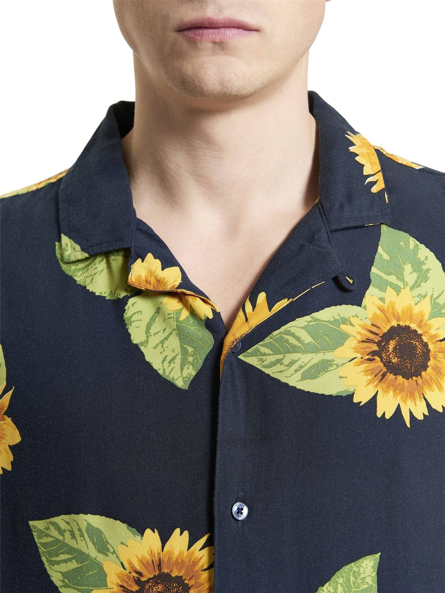 Ben Sherman Kurzarmhemd Hemd Ben Sherman Sunflower Print