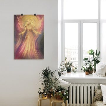 Artland Wandbild Engel Licht Liebe - Spirituelle Malerei, Religion (1 St), als Alubild, Outdoorbild, Leinwandbild, Poster, Wandaufkleber