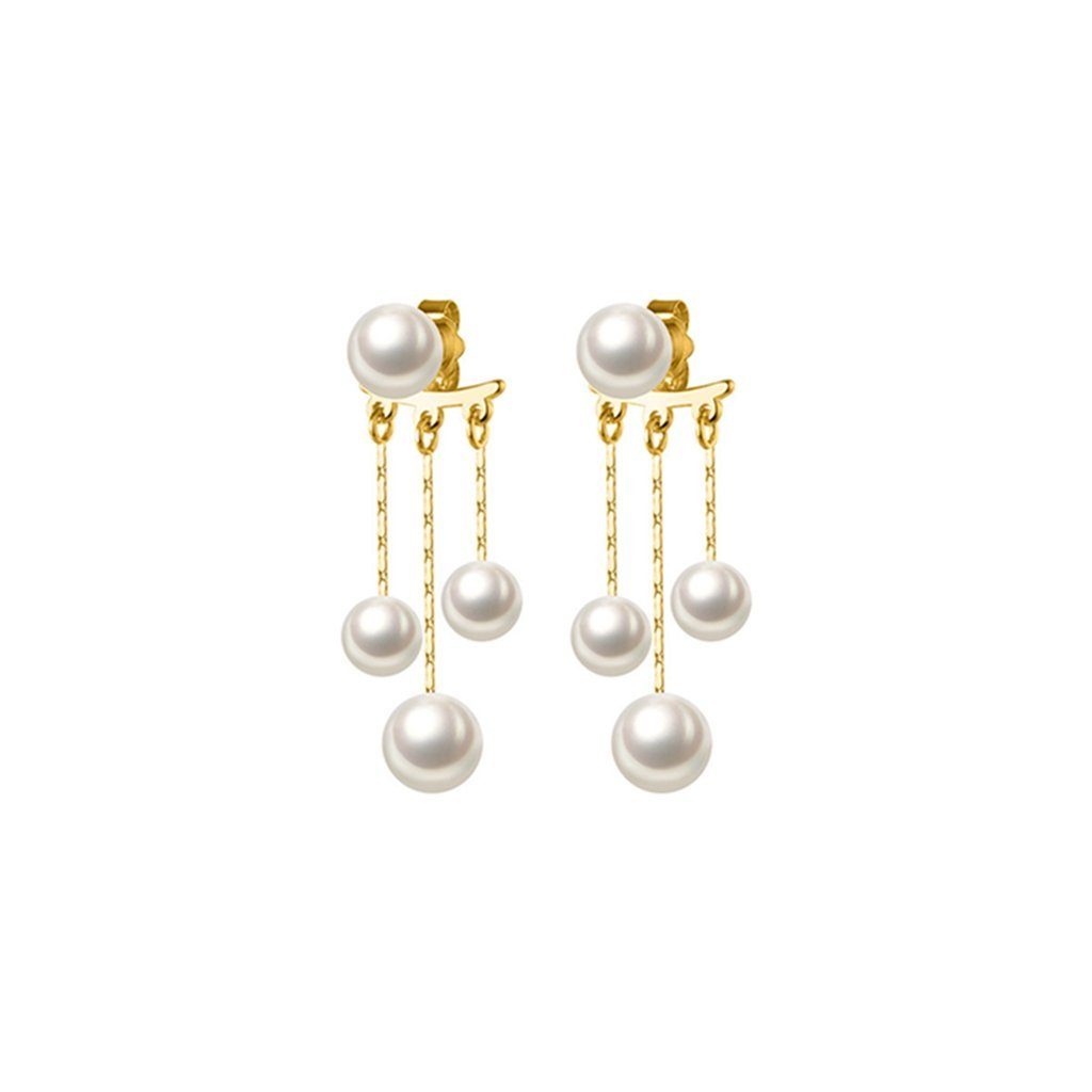 WaKuKa Paar Ohrhänger Elegante Perlenohrringe für Brautfrauen, Schmuckgeschenke für Frauen