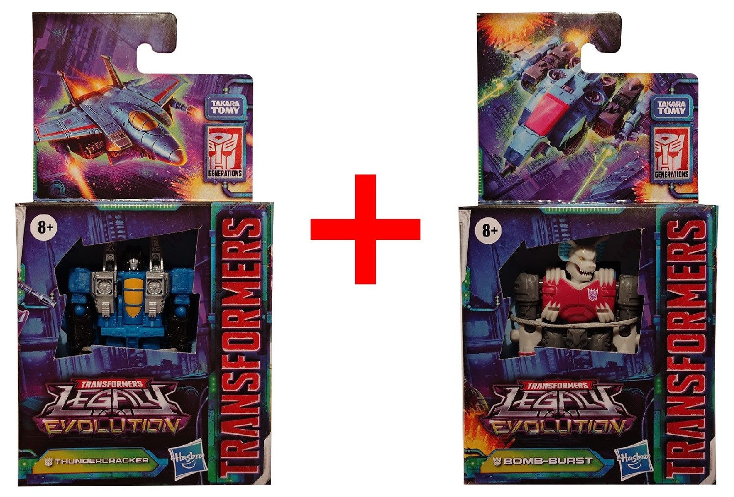 Transformers Actionfigur Transformers Legacy Evolution Core - Thundercracker und Bomb-Burst