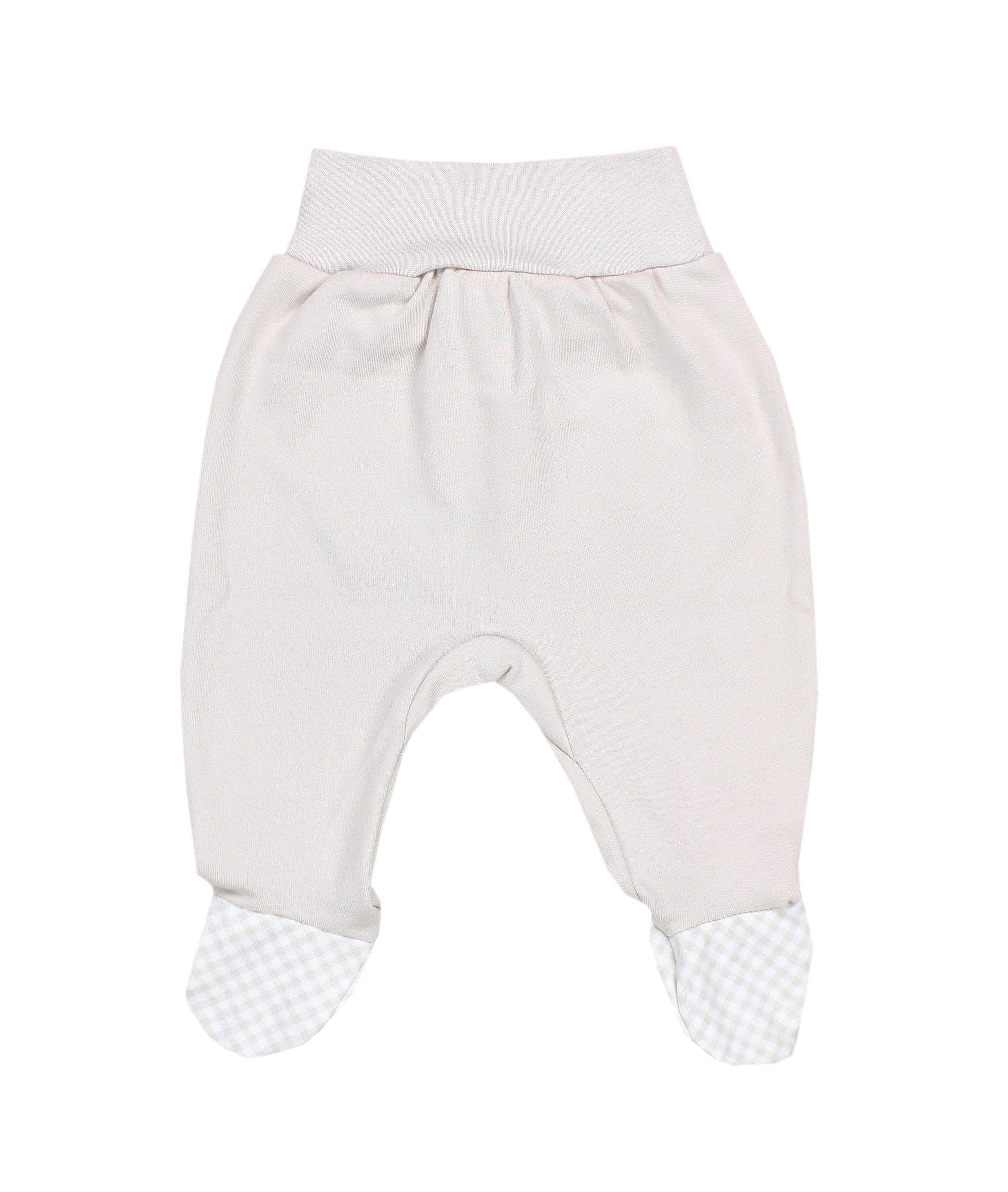 Baby Strampelhose TupTam Bekleidungsset / Erstausstattungspaket Set Mütze Bär Kleidung Beige Body