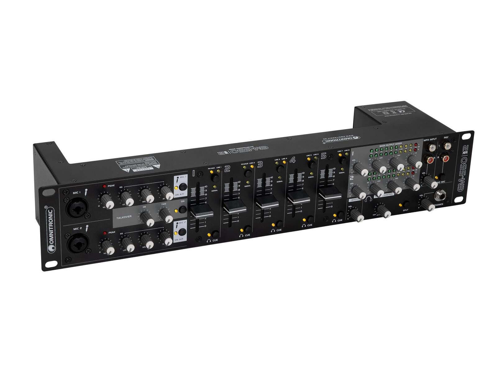 Mischpult OMNITRONIC EM-550B MK2 Entertainment-Mixer