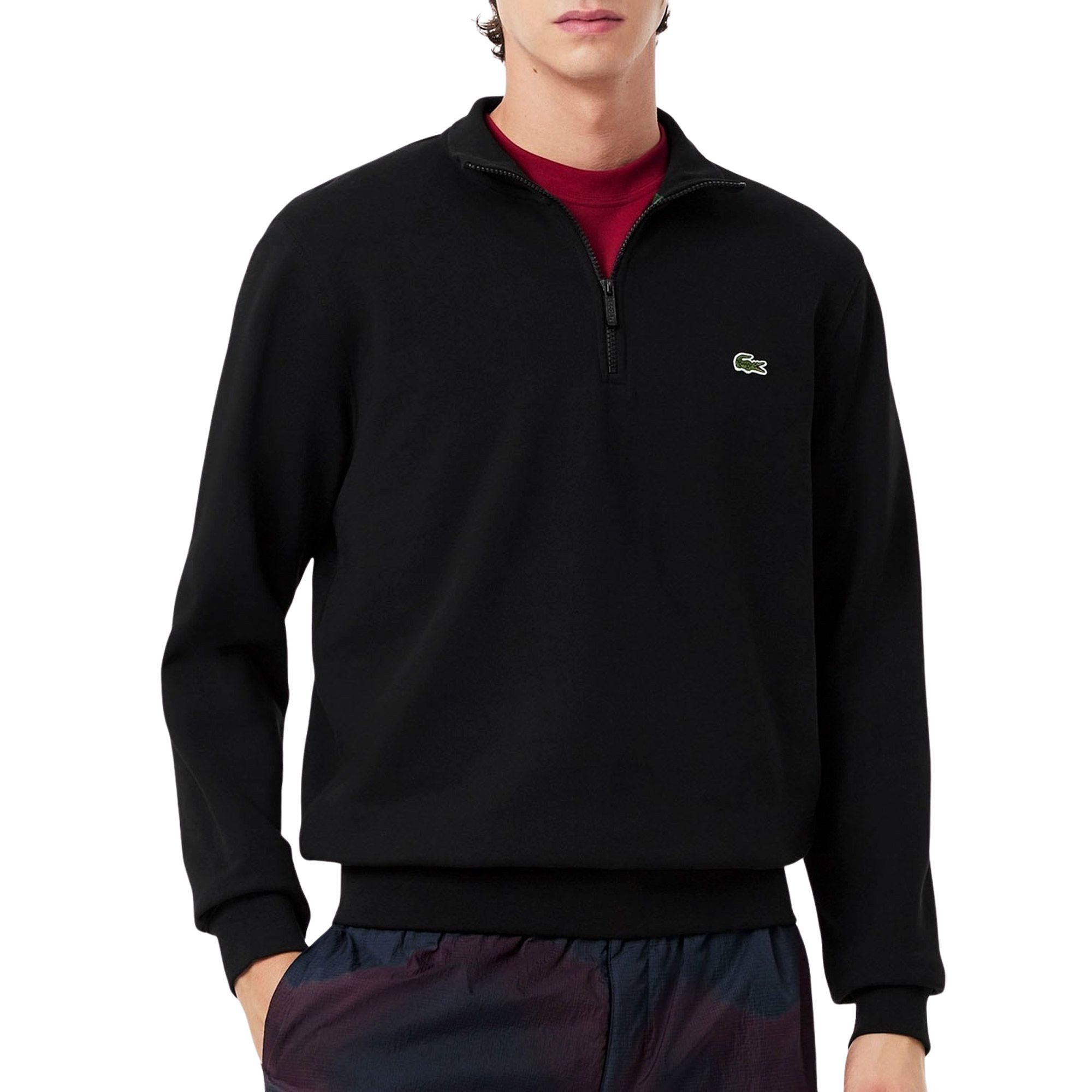 Lacoste Kapuzenpullover Herren Half Zip Pullover günstig online kaufen