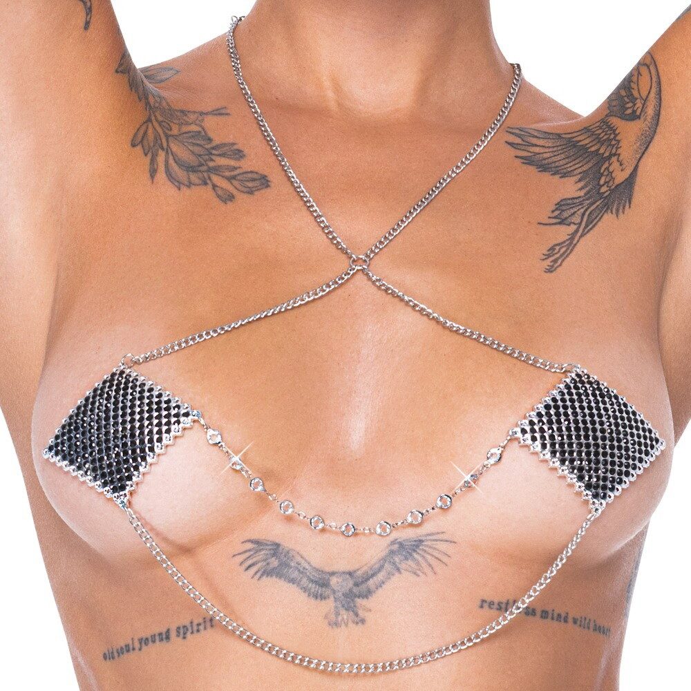 Cottelli ACCESSOIRES Brustwarzenabdeckung Nippel-Pasties Rauten-Nippelstick günstig online kaufen