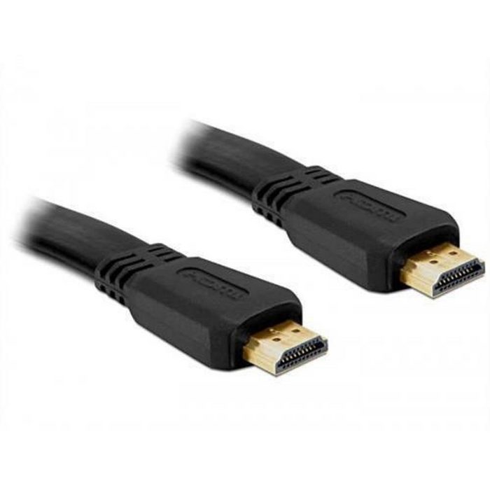 Delock Kabel HDMI mit Ethernet HDMI-Kabel HDMI A Stecker HDMI Kabel schwarz