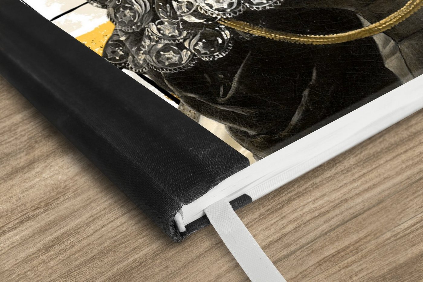 Thumbnail - MuchoWow Notizbuch Mondrian - Johanna Henriette Engelen - Bronze, Notebook, Notizblock a5, Tagebuch, Journal Liniert