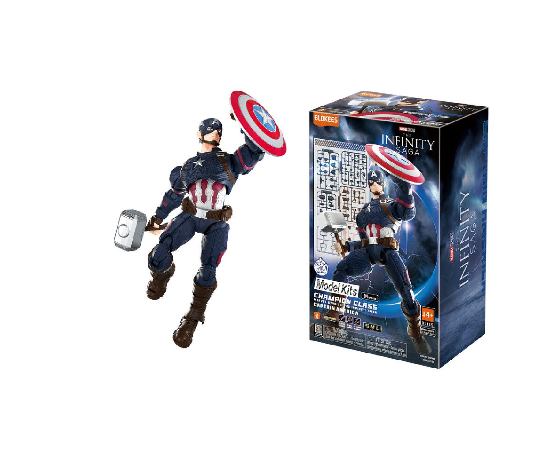 Dickie Toys Modellbausatz Marvel Captain America