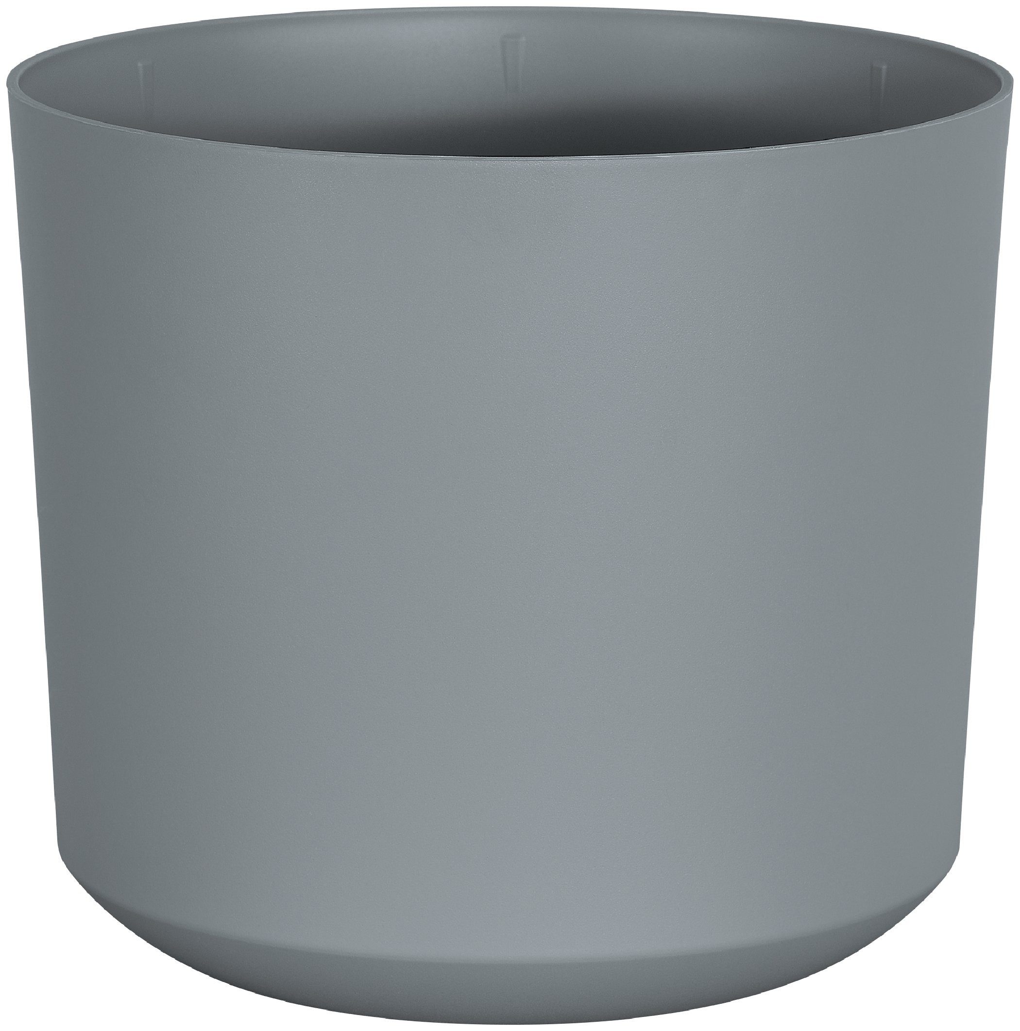 Geli Pflanzkübel Tubo Pflanztopf Betonfarbe – Ø30cm 14.5L Kunststoff