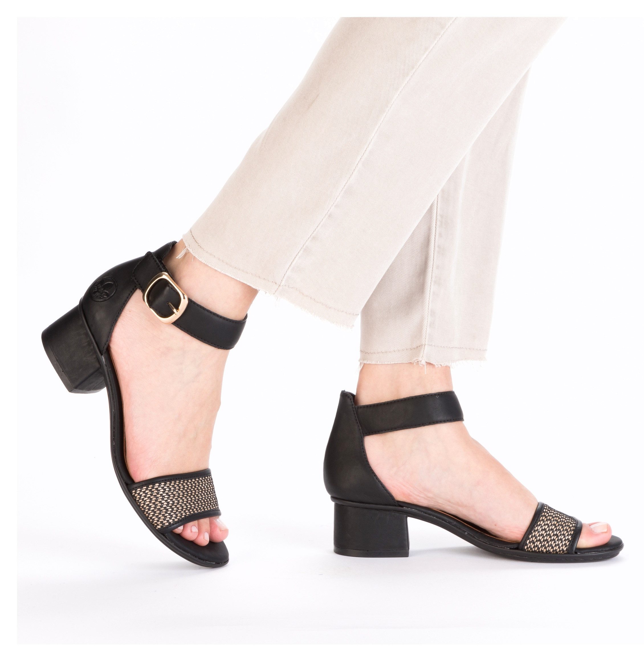 Rieker Sandalette Sommerschuh, Sandale, Blockabsatz, mit günstig online kaufen