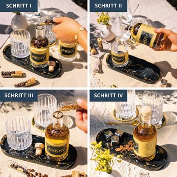 Amari Geschenkbox AMARI®, DIY Whisky Set - zum Selber machen, Geschenkset inkl. Zubehör