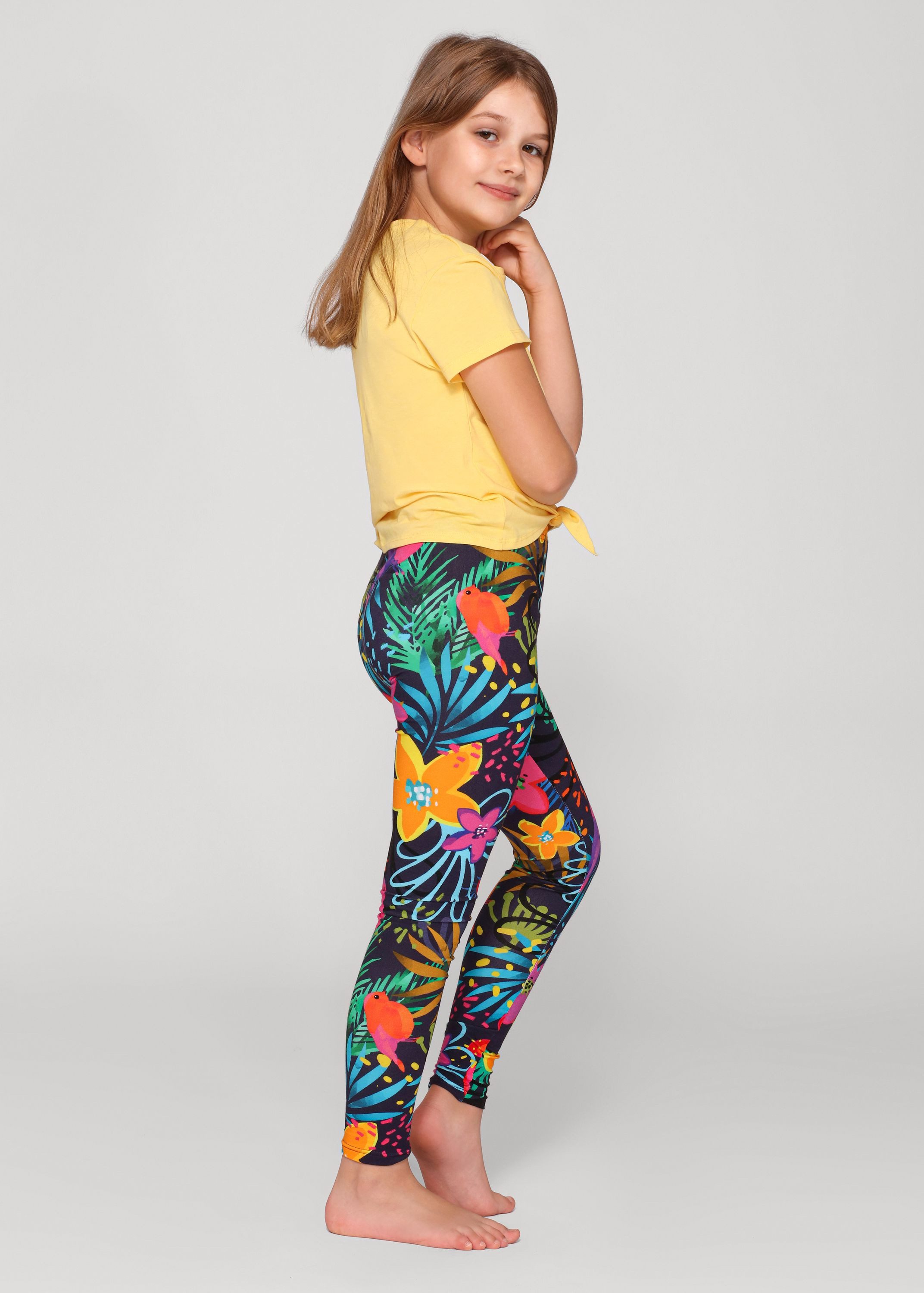 Merry Style Leggings Mädchen Lange Hose MS10-337 (1-tlg) aus Baumwolle