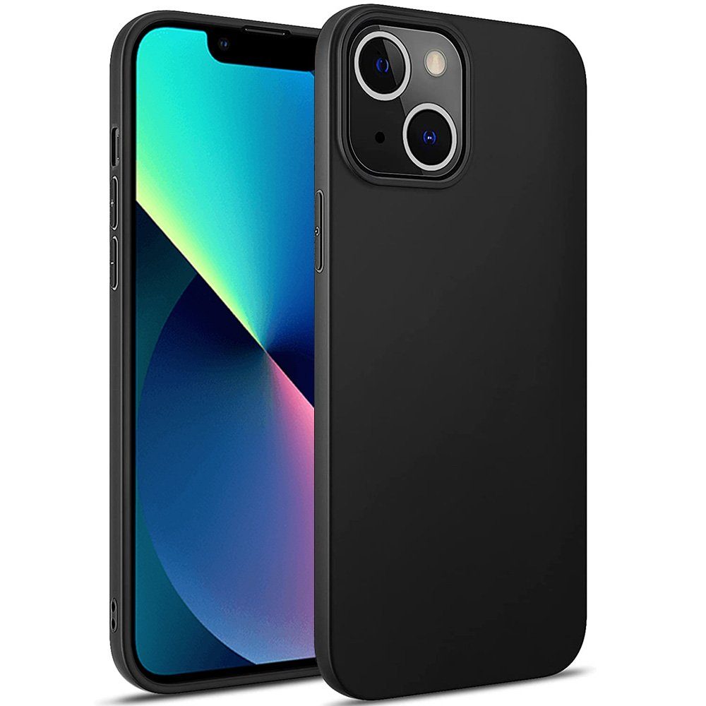 Handyhülle Ultra Slim Case für Apple iPhone 13 Schwarz